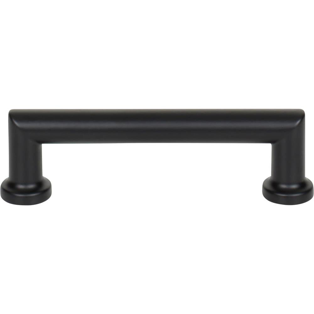 Top Knobs - Morris Pull 3 3/4 Inch (c-c) Flat Black - Flat Black