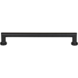 Top Knobs - Morris Pull 7 9/16 Inch (c-c) Flat Black - Flat Black