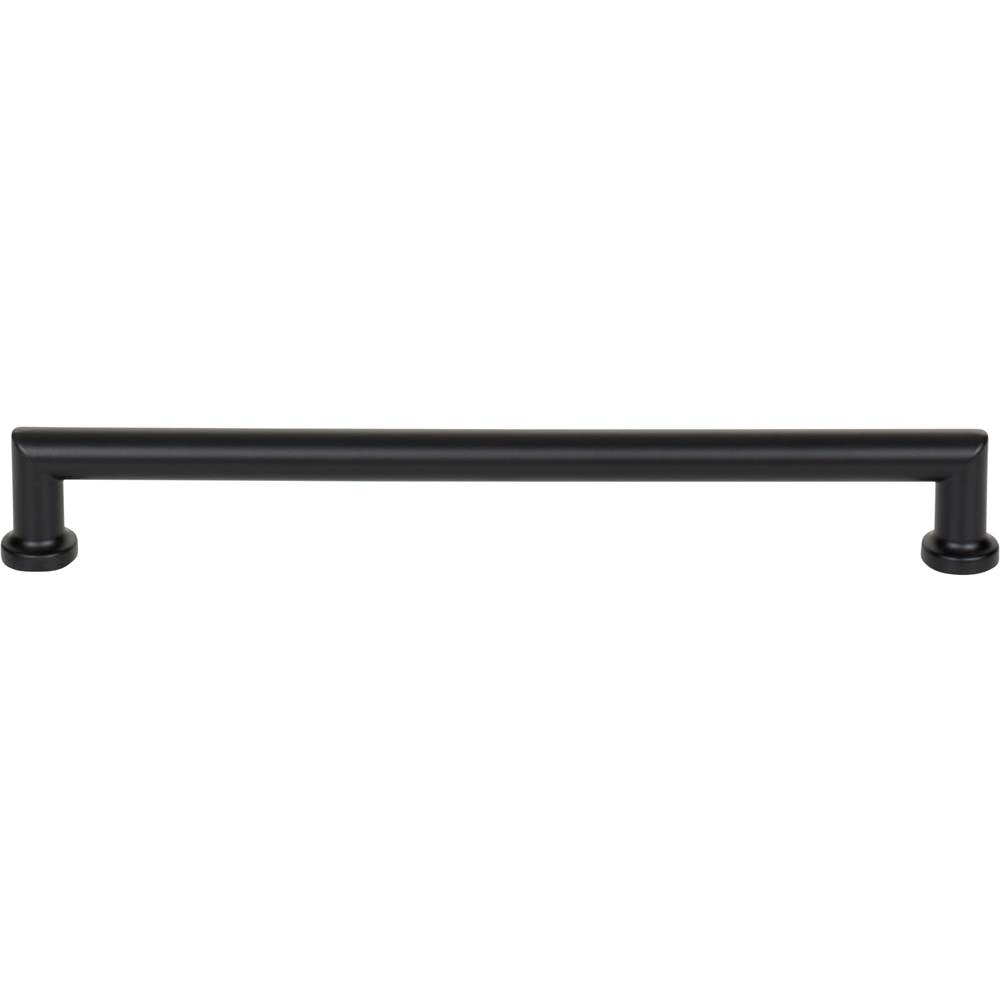 Top Knobs - Morris Pull 8 13/16 Inch (c-c) Flat Black - Flat Black