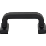 Top Knobs - Harrison Pull 2 1/2 Inch (c-c) Flat Black - Flat Black