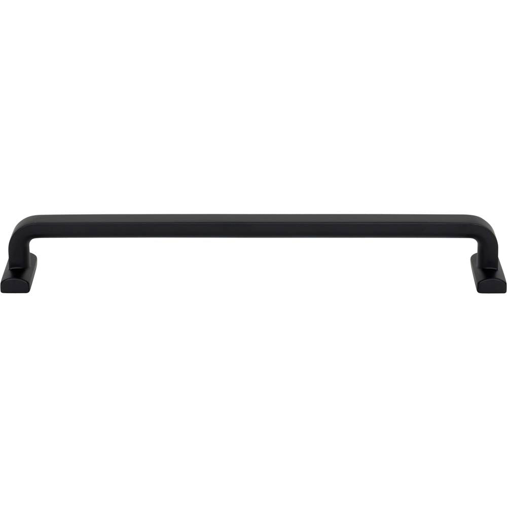 Top Knobs - Harrison Pull 8 13/16 Inch (c-c) Flat Black - Flat Black