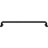 Top Knobs - Harrison Appliance Pull 18 Inch (c-c) Flat Black - Flat Black