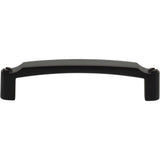 Top Knobs - Haddonfield Pull 3 3/4 Inch (c-c) Flat Black - Flat Black