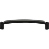 Top Knobs - Haddonfield Pull 5 1/16 Inch (c-c) Flat Black - Flat Black