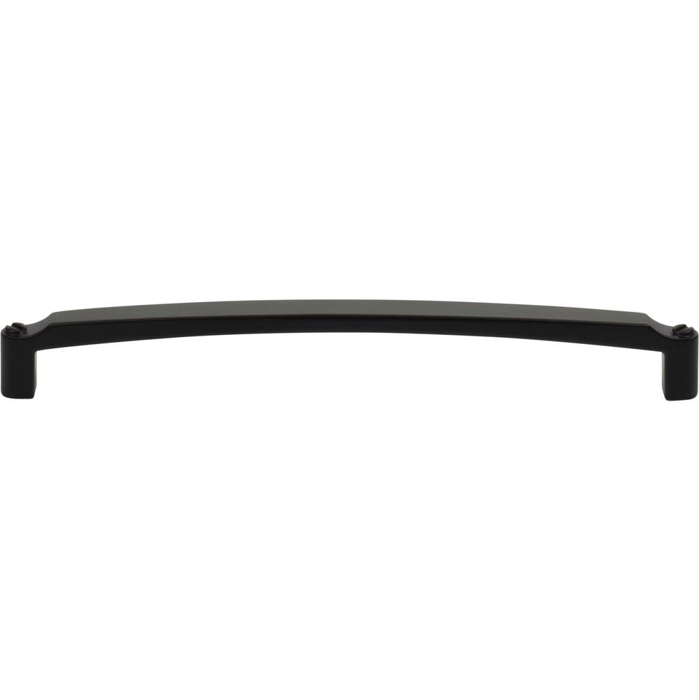 Top Knobs - Haddonfield Pull 7 9/16 Inch (c-c) Flat Black - Flat Black