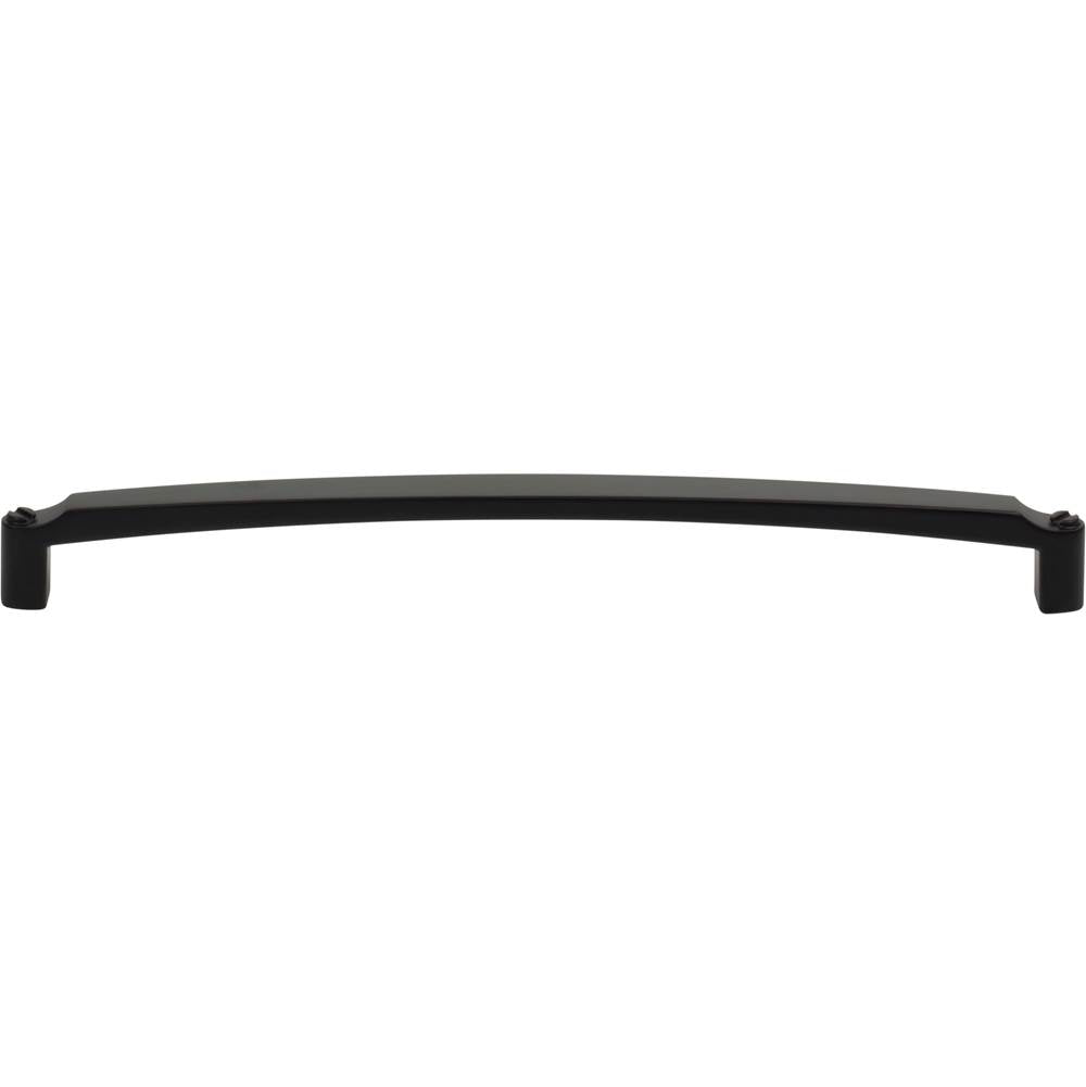 Top Knobs - Haddonfield Pull 8 13/16 Inch (c-c) Flat Black - Flat Black