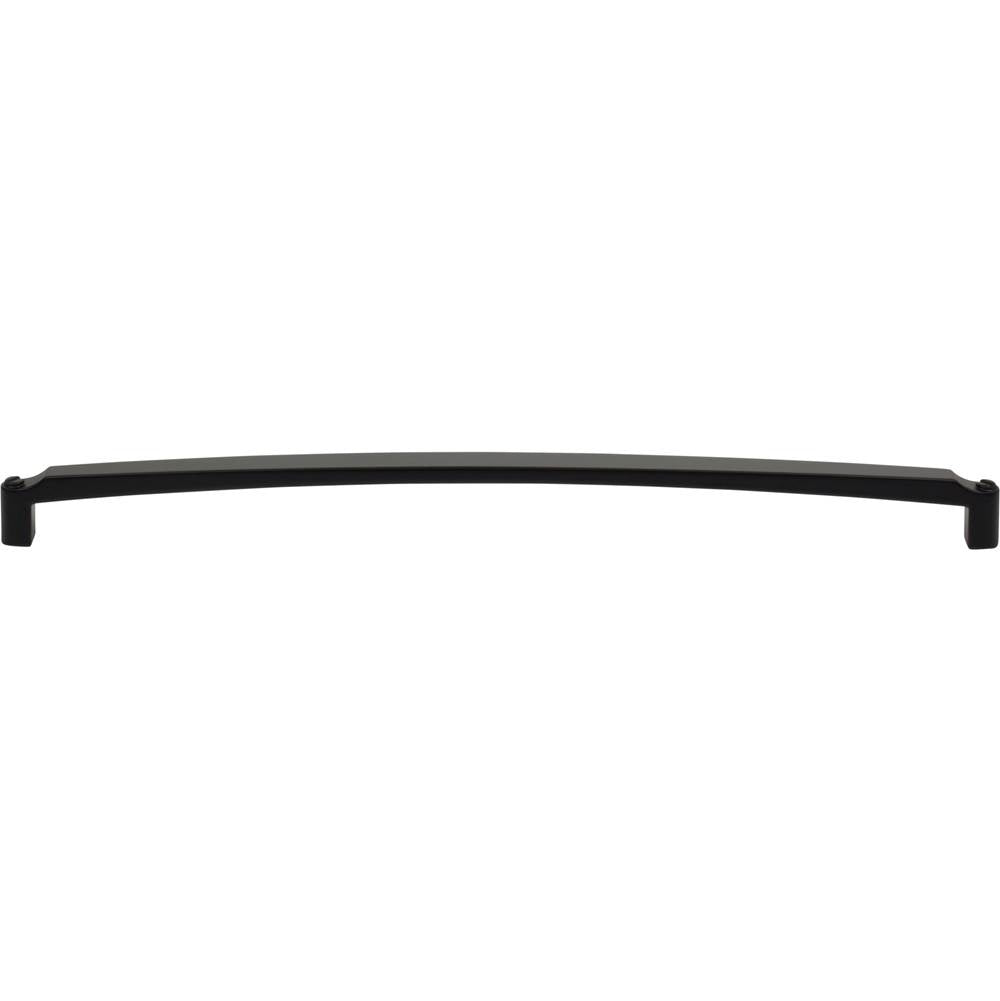 Top Knobs - Haddonfield Pull 12 Inch (c-c) Flat Black - Flat Black