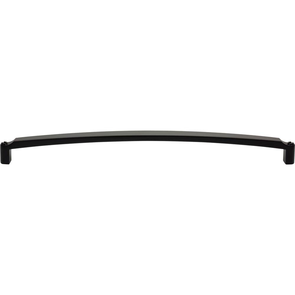 Top Knobs - Haddonfield Appliance Pull 18 Inch (c-c) Flat Black - Flat Black