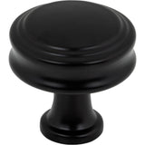 Top Knobs - Coddington Knob 1 1/4 Inch Flat Black - Flat Black