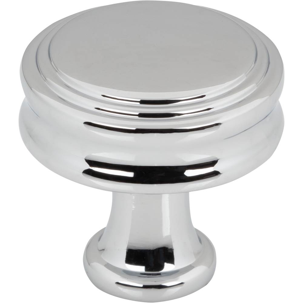 Top Knobs - Coddington Knob 1 1/4 Inch Polished Chrome - Polished Chrome