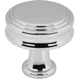 Top Knobs - Coddington Knob 1 1/4 Inch Polished Chrome - Polished Chrome