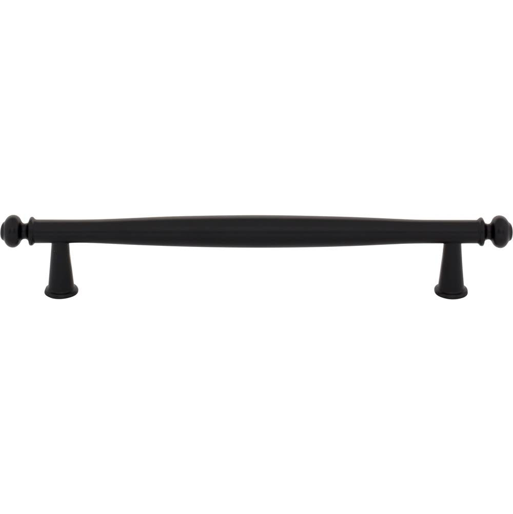 Top Knobs - Coddington Pull 6 5/16 Inch (c-c) Flat Black - Flat Black
