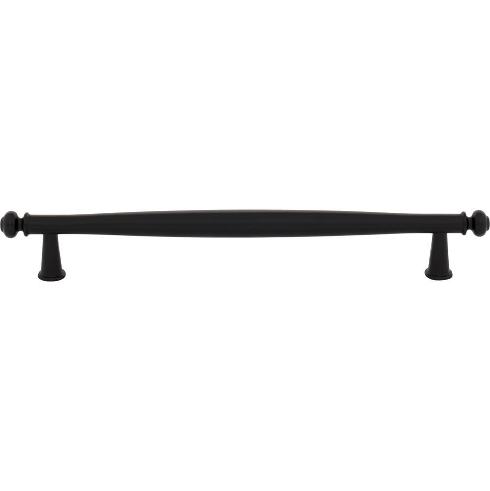 Top Knobs - Coddington Pull 7 9/16 Inch (c-c) Flat Black - Flat Black