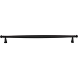Top Knobs - Coddington Pull 12 Inch (c-c) Flat Black - Flat Black