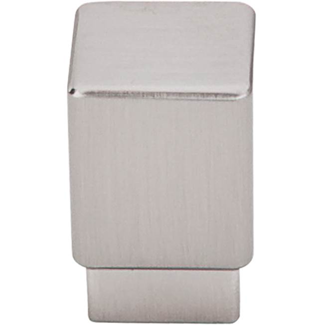 Top Knobs - Tapered Square Knob 3/4 Inch Brushed Satin Nickel - Brushed Satin Nickel