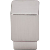 Top Knobs - Tapered Square Knob 3/4 Inch Brushed Satin Nickel - Brushed Satin Nickel