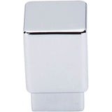 Top Knobs - Tapered Square Knob 3/4 Inch Polished Chrome - Polished Chrome