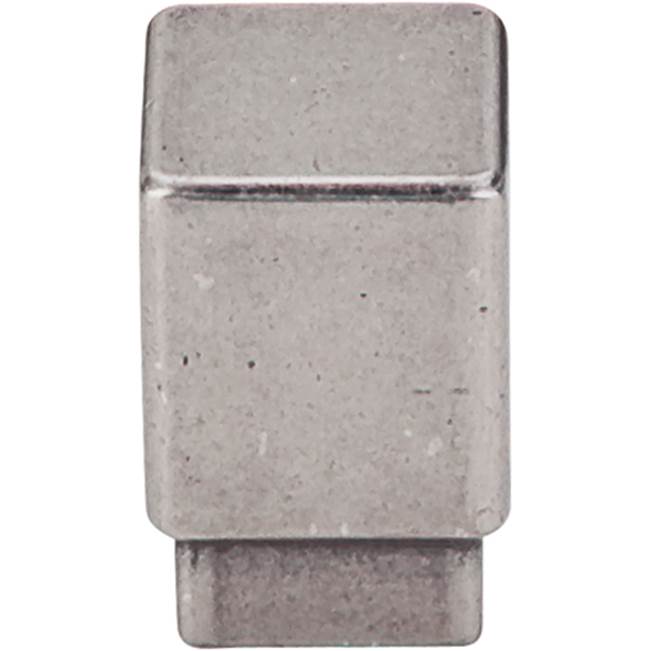 Top Knobs - Tapered Square Knob 3/4 Inch Pewter Antique - Pewter Antique