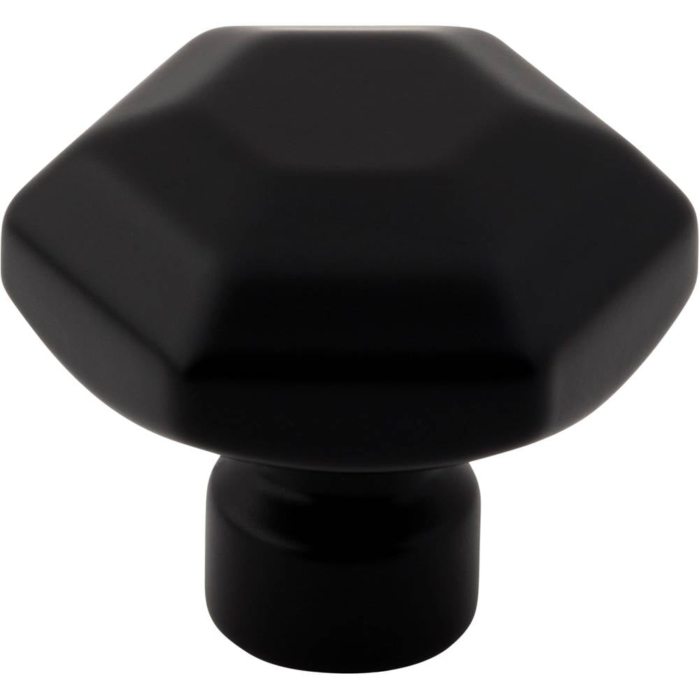 Top Knobs - Dustin Knob 1 1/4 Inch Flat Black - Flat Black