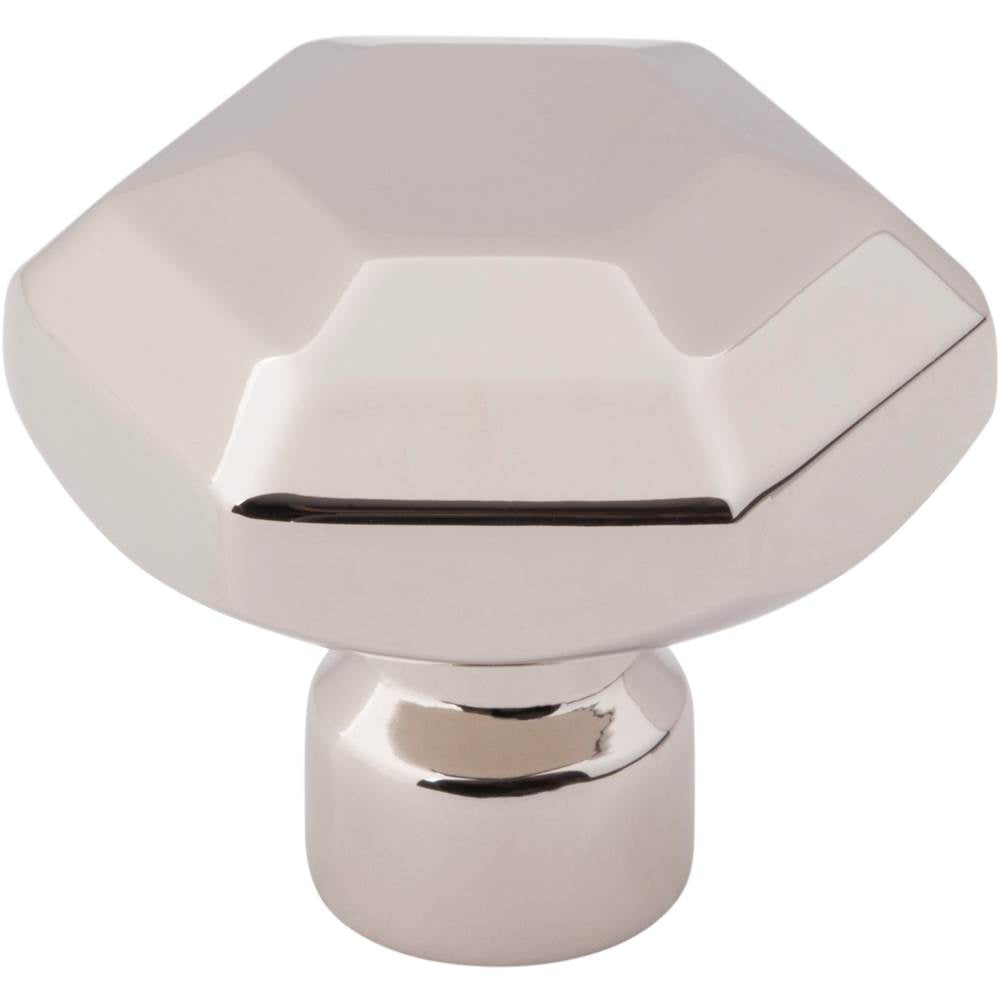 Top Knobs - Dustin Knob 1 1/4 Inch Polished Nickel - Polished Nickel