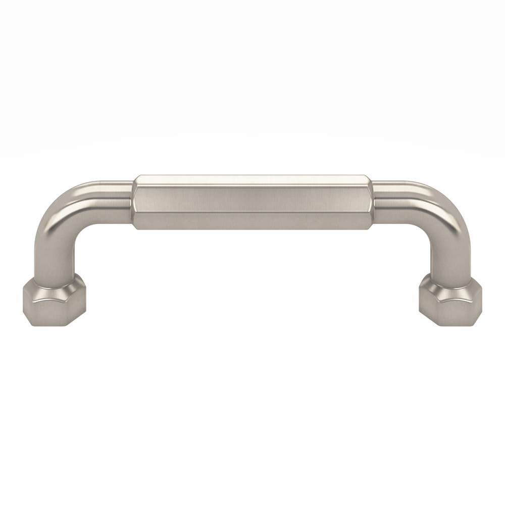 Top Knobs - Dustin Pull 3 3/4 Inch (c-c) Brushed Satin Nickel - Brushed Satin Nickel