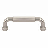 Top Knobs - Dustin Pull 3 3/4 Inch (c-c) Brushed Satin Nickel - Brushed Satin Nickel