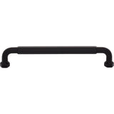 Top Knobs - Dustin Pull 6 5/16 Inch (c-c) Flat Black - Flat Black