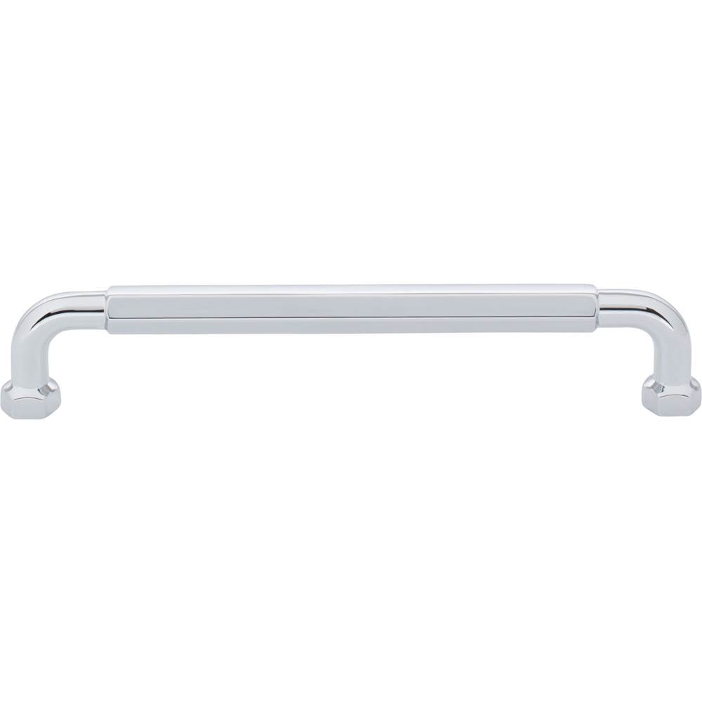 Top Knobs - Dustin Pull 6 5/16 Inch (c-c) Polished Chrome - Polished Chrome