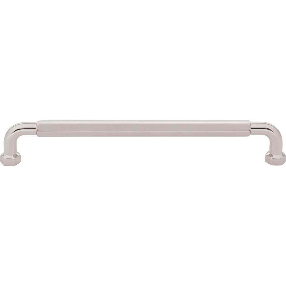 Top Knobs - Dustin Pull 7 9/16 Inch (c-c) Polished Nickel - Polished Nickel