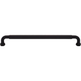 Top Knobs - Dustin Pull 8 13/16 Inch (c-c) Flat Black - Flat Black