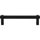 Top Knobs - Lawrence Pull 5 1/16 Inch (c-c) Flat Black - Flat Black