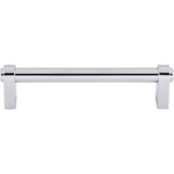 Top Knobs - Lawrence Pull 5 1/16 Inch (c-c) Polished Chrome - Polished Chrome
