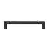 Top Knobs - Lawrence Pull 6 5/16 Inch (c-c) Flat Black - Flat Black
