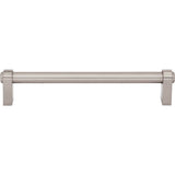 Top Knobs - Lawrence Pull 6 5/16 Inch (c-c) Brushed Satin Nickel - Brushed Satin Nickel