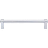 Top Knobs - Lawrence Pull 6 5/16 Inch (c-c) Polished Chrome - Polished Chrome