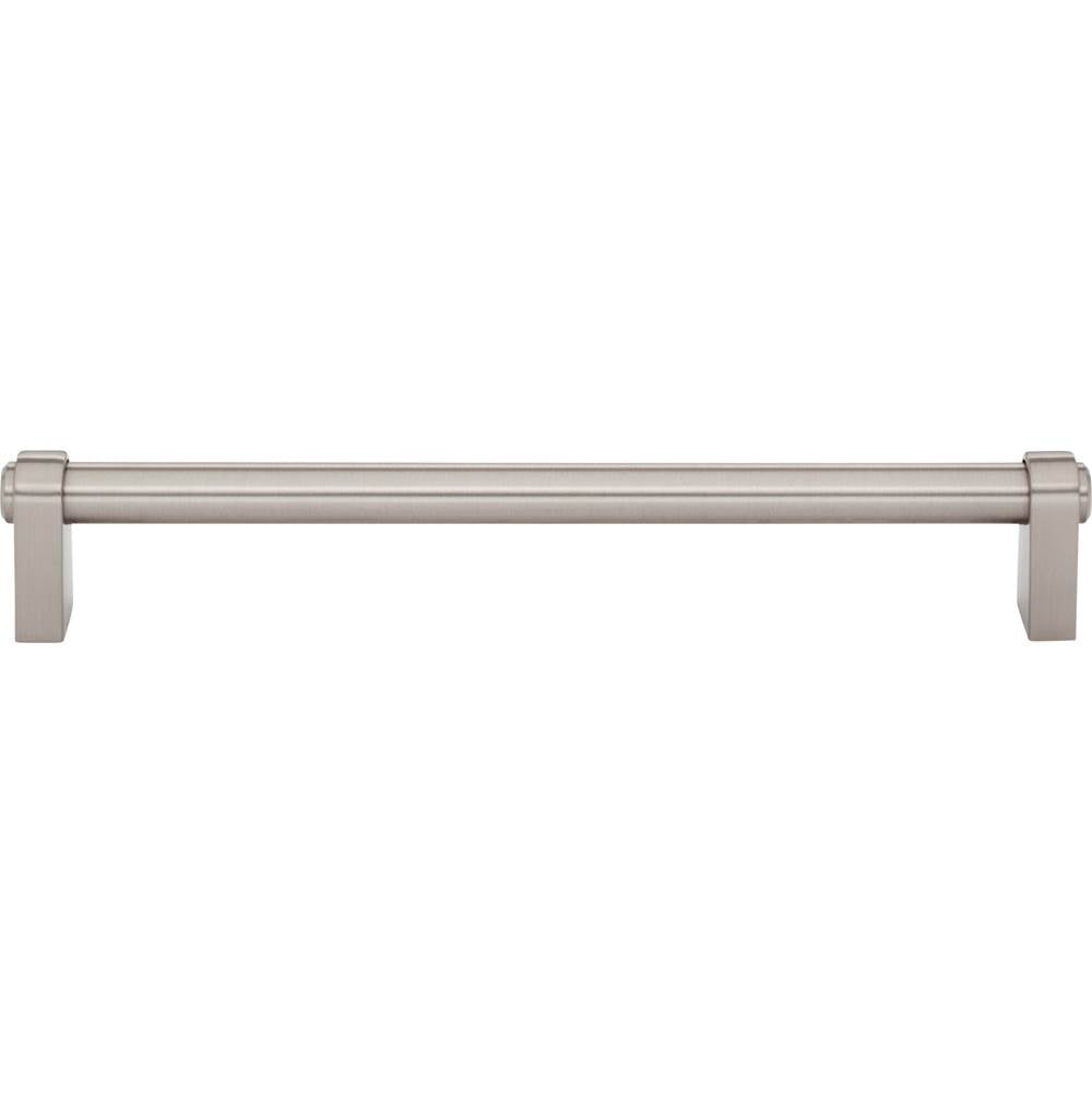 Top Knobs - Lawrence Pull 7 9/16 Inch (c-c) Brushed Satin Nickel - Brushed Satin Nickel