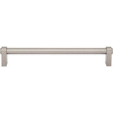 Top Knobs - Lawrence Pull 7 9/16 Inch (c-c) Brushed Satin Nickel - Brushed Satin Nickel