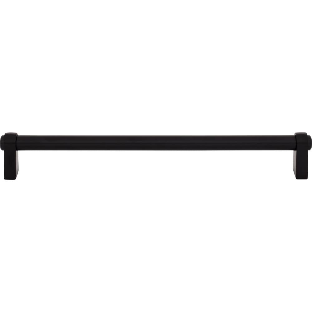 Top Knobs - Lawrence Pull 8 13/16 Inch (c-c) Flat Black - Flat Black
