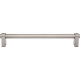 Top Knobs - Lawrence Appliance Pull 12 Inch (c-c) Brushed Satin Nickel - Brushed Satin Nickel