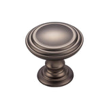 Top Knobs - Reeded Knob 1 1/2 Inch Ash Gray - Ash Gray