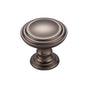 Top Knobs - Reeded Knob 1 1/2 Inch Ash Gray - Ash Gray