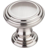 Top Knobs - Reeded Knob 1 1/2 Inch Brushed Satin Nickel - Brushed Satin Nickel