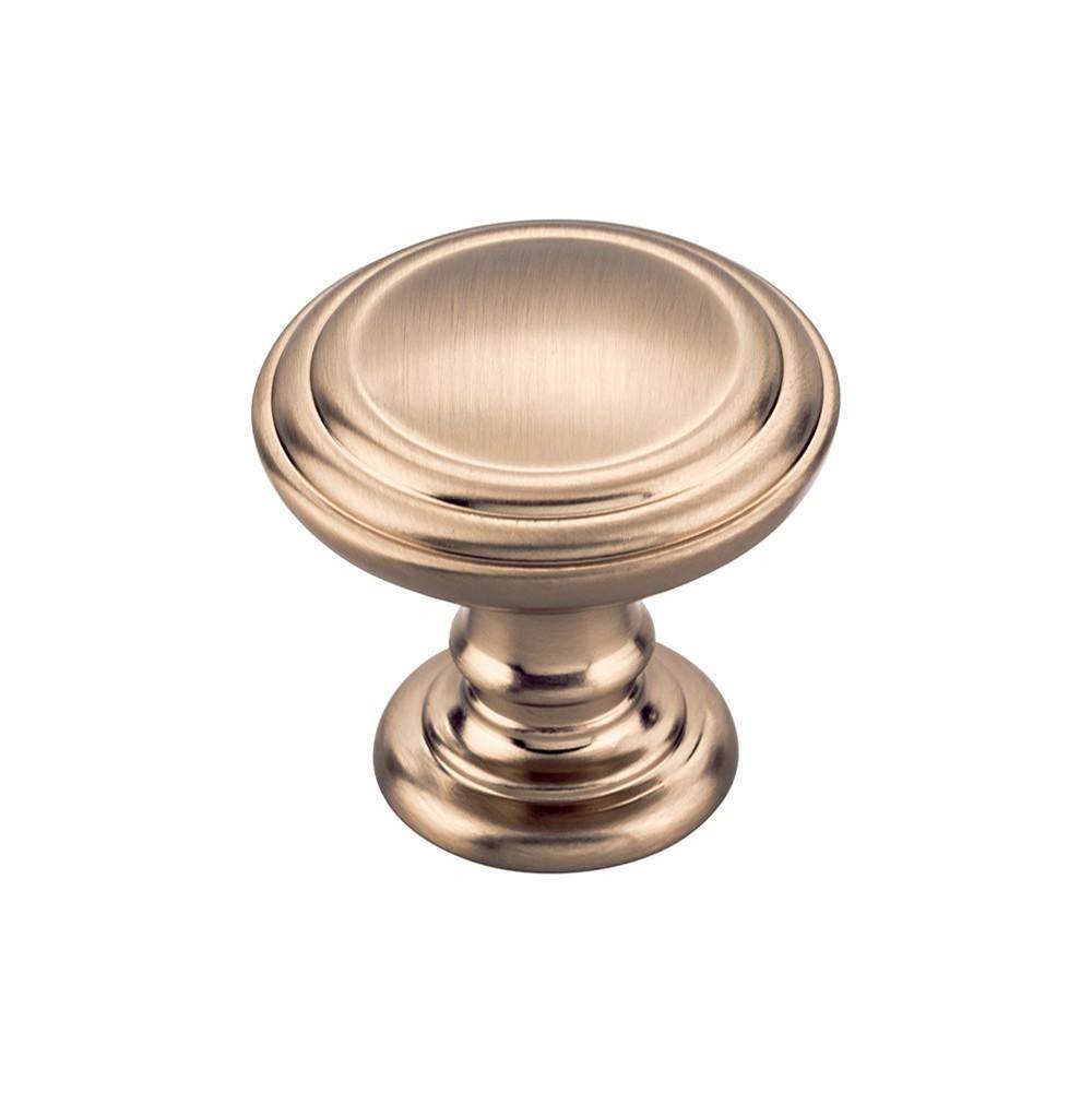 Top Knobs - Reeded Knob 1 1/2 Inch Honey Bronze - Honey Bronze