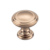 Top Knobs - Reeded Knob 1 1/2 Inch Honey Bronze - Honey Bronze