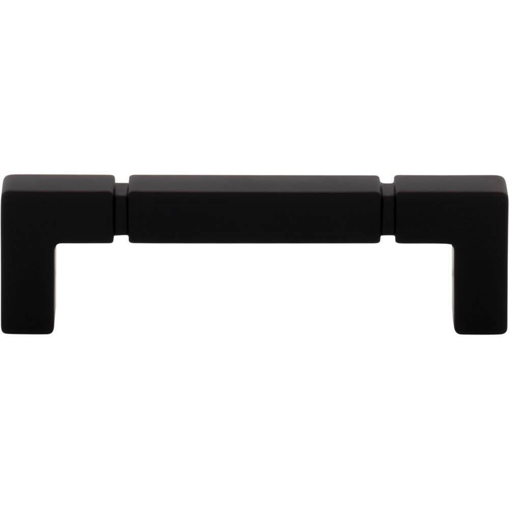 Top Knobs - Langston Pull 3 3/4 Inch (c-c) Flat Black - Flat Black