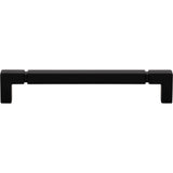 Top Knobs - Langston Pull 6 5/16 Inch (c-c) Flat Black - Flat Black