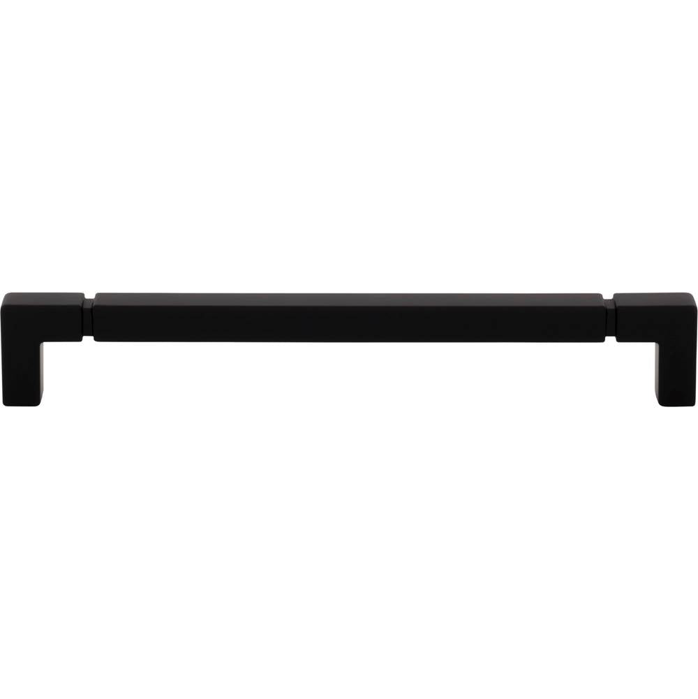 Top Knobs - Langston Pull 7 9/16 Inch (c-c) Flat Black - Flat Black