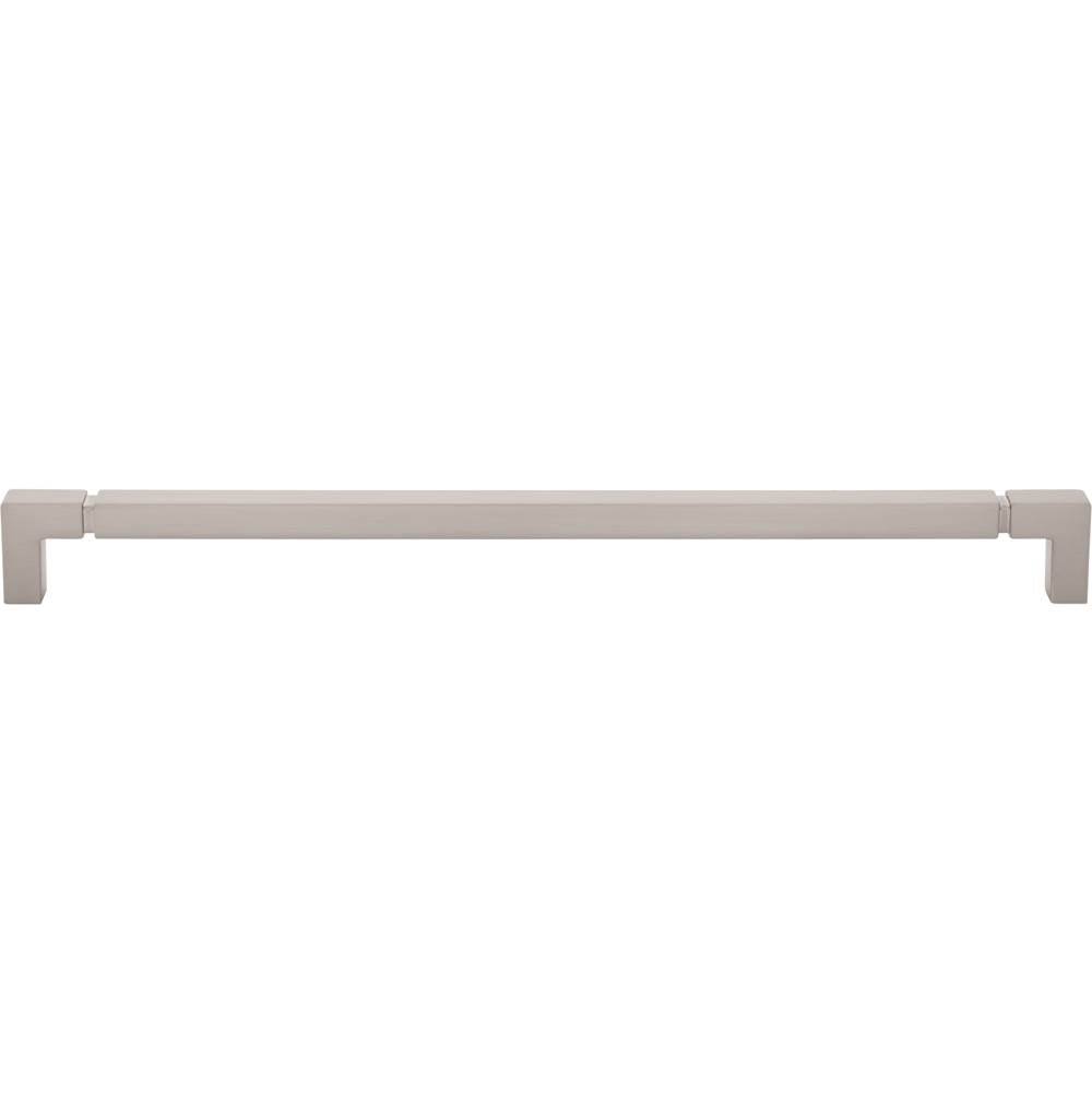 Top Knobs - Langston Pull 12 Inch (c-c) Brushed Satin Nickel - Brushed Satin Nickel
