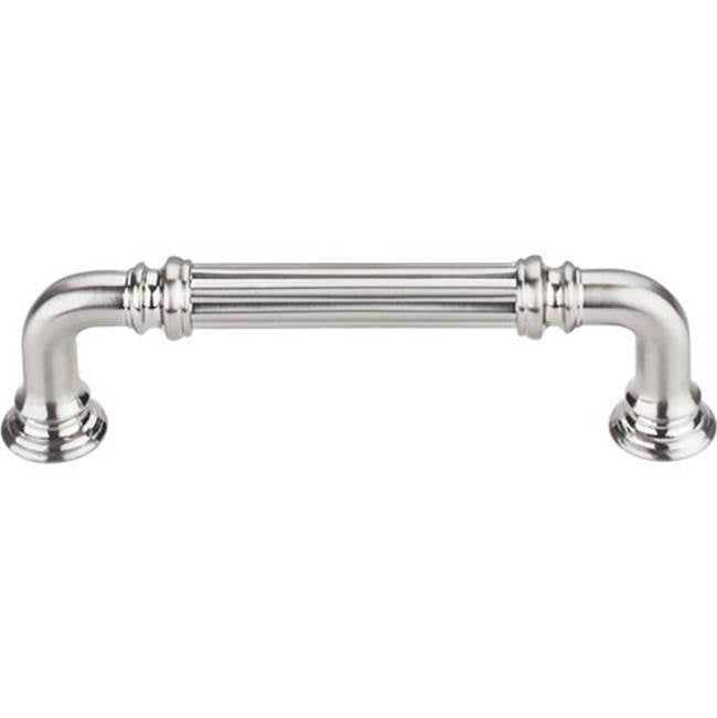 Top Knobs - Reeded Pull 3 3/4 Inch (c-c) Brushed Satin Nickel - Brushed Satin Nickel