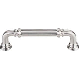 Top Knobs - Reeded Pull 3 3/4 Inch (c-c) Brushed Satin Nickel - Brushed Satin Nickel